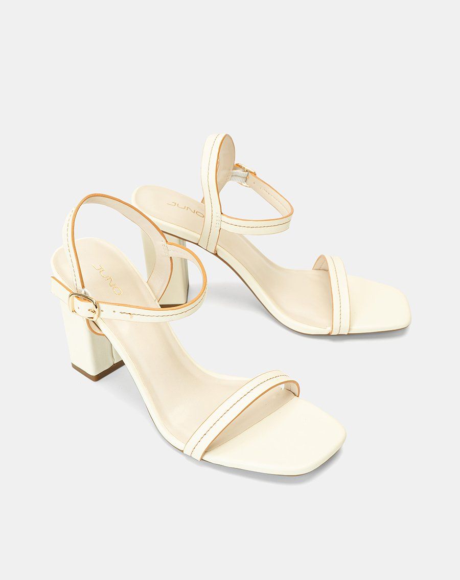 Giày Sandal Quai Ngang Thêu Trang Trí