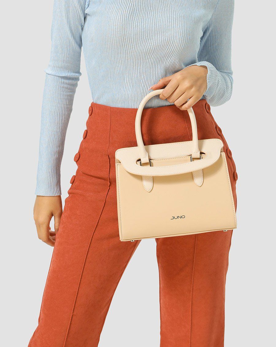 Túi xách nhỏ tote nhỏ nắp cách điệu