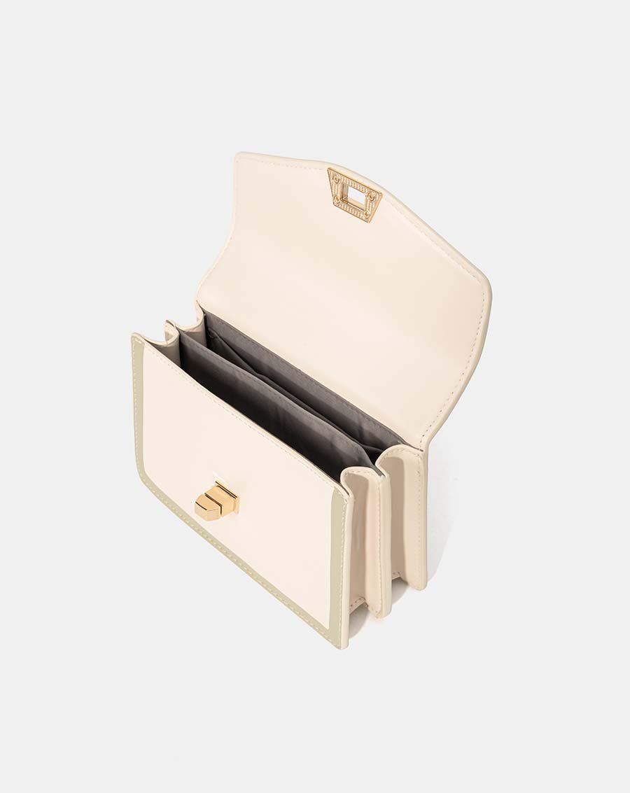 Túi xách nhỏ tope handle dập nổi viền