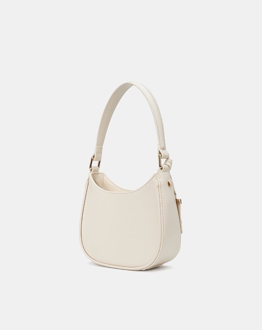 Túi Xách Nhỏ Hobo Dập Hoạ Tiết Phối Charm