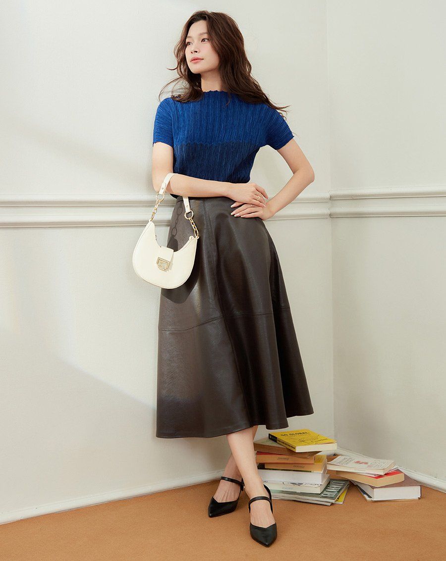 Túi Xách Nhỏ Hobo In Hoạ Tiết Chuyển Màu