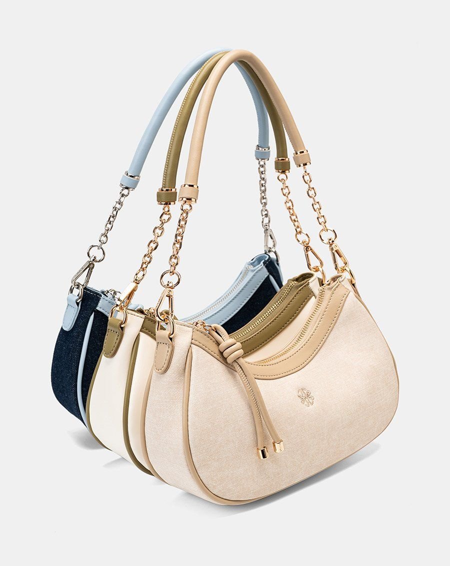 Túi Xách Nhỏ Shoulder Strap Thêu Icon Logo