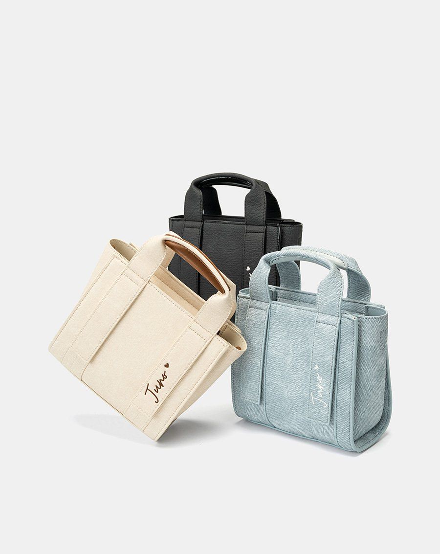 Túi Xách Nhỏ Top Handle Trang Trí Logo Cách Điệu