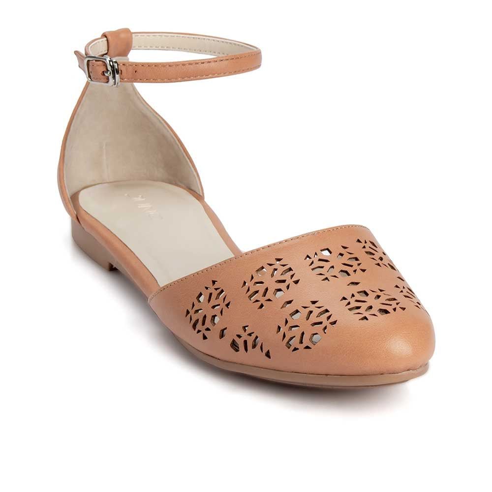 Giày búp bê mũi tròn phong cách Art Deco BB01127