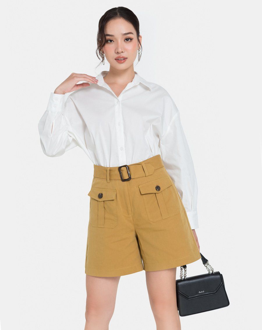 Quần short form A có belt