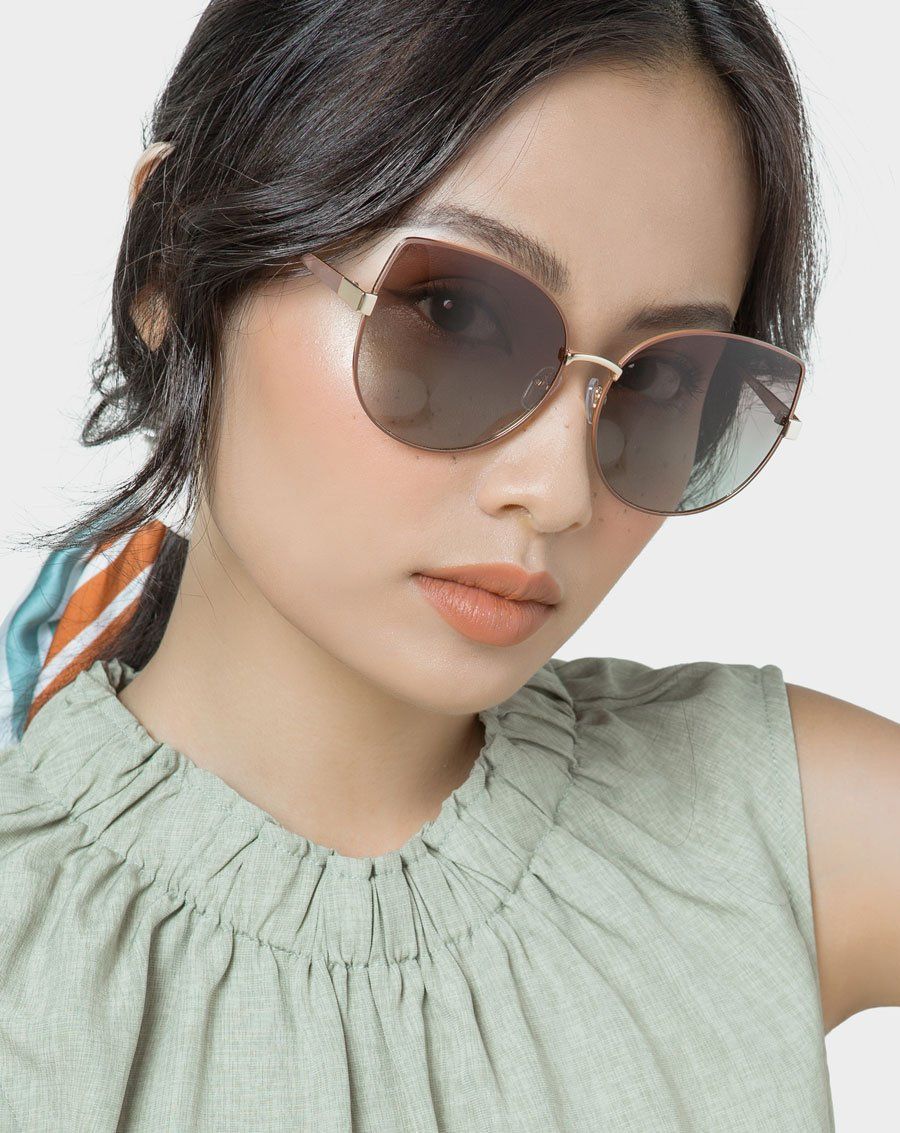 Mắt kính hình bướm kim loại