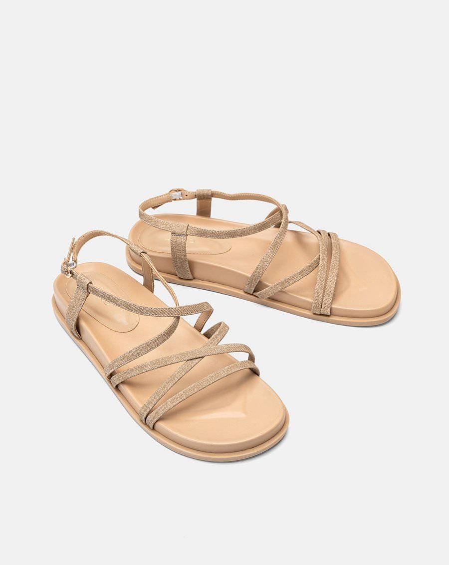 Giày Sandal Đế Bệt Quai Mảnh Chéo