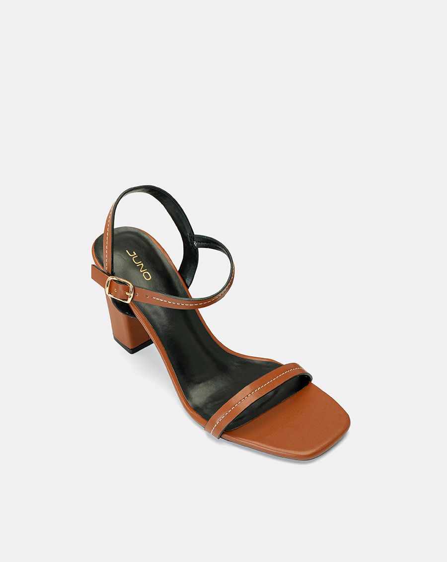 Giày Sandal Quai Ngang Thêu Trang Trí