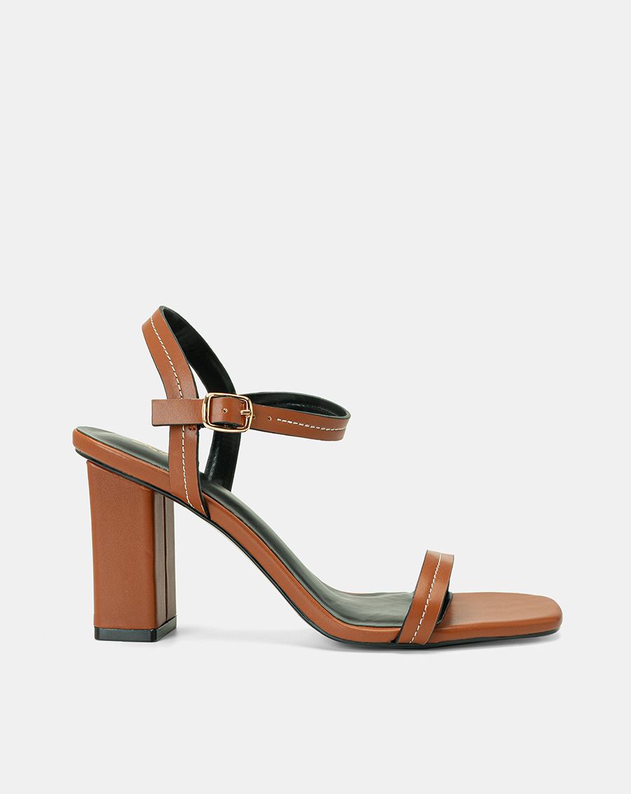 Giày Sandal Quai Ngang Thêu Trang Trí