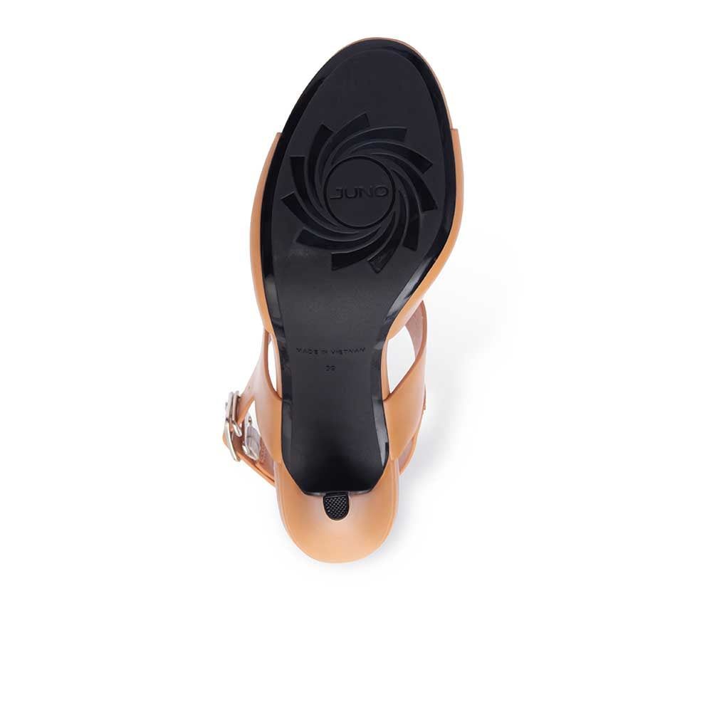 Giày xăng đan gót nhọn 11cm quai bản to SD11006