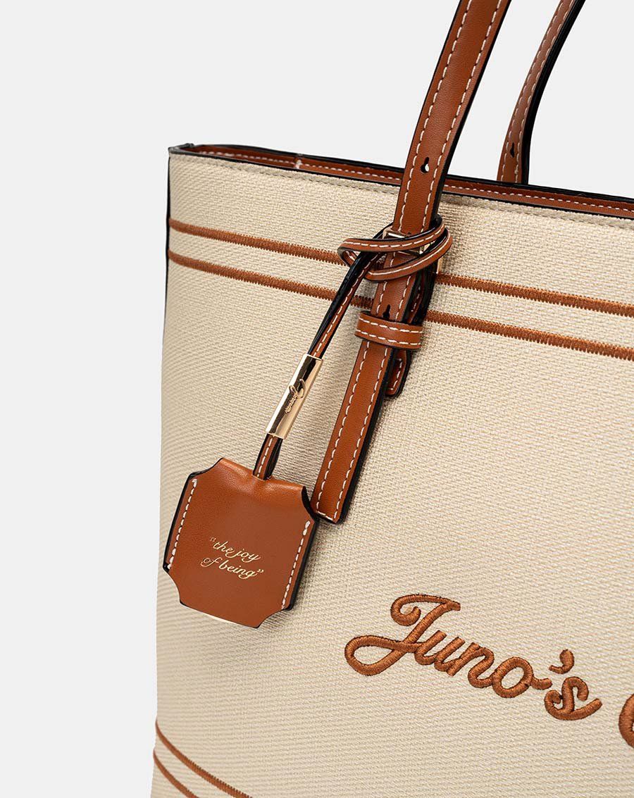 Túi Xách Lớn Tote Thêu Juno Club