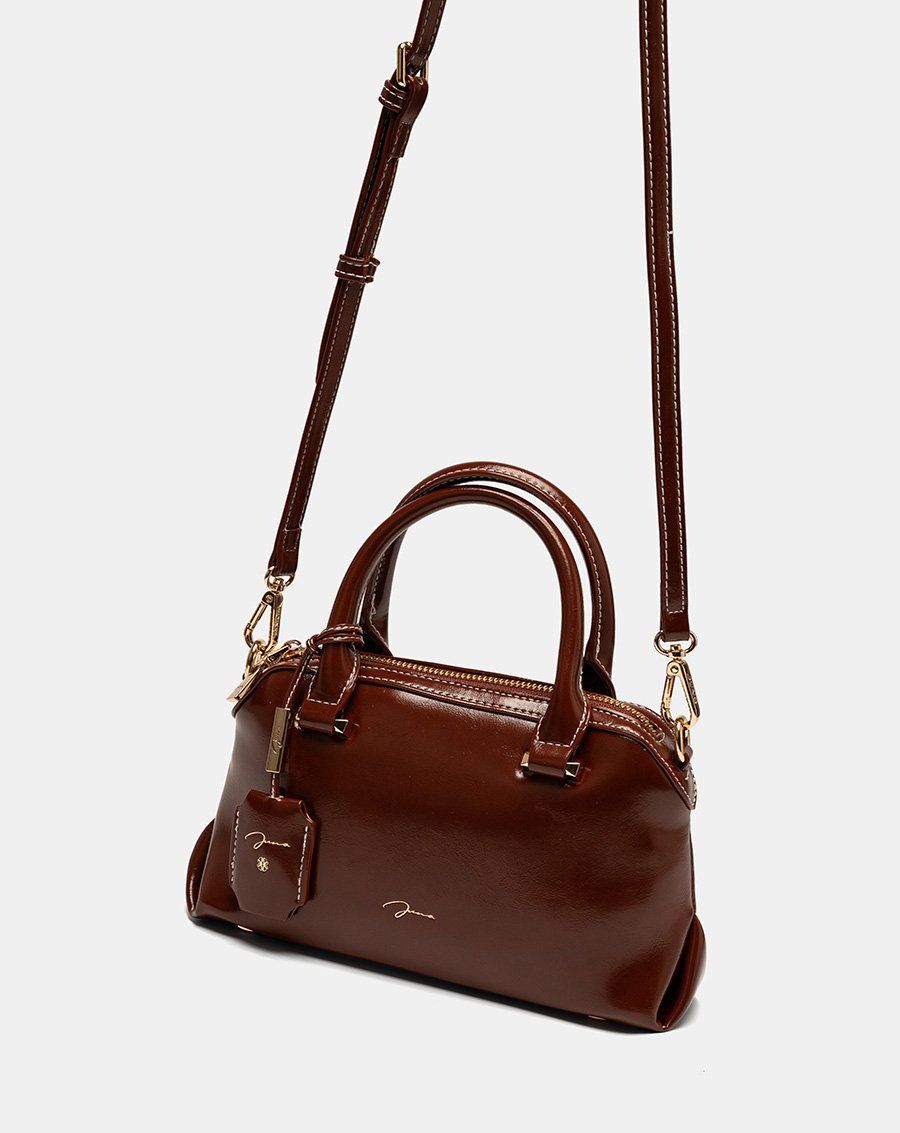 Túi Xách Nhỏ Top Handle Phối Charm
