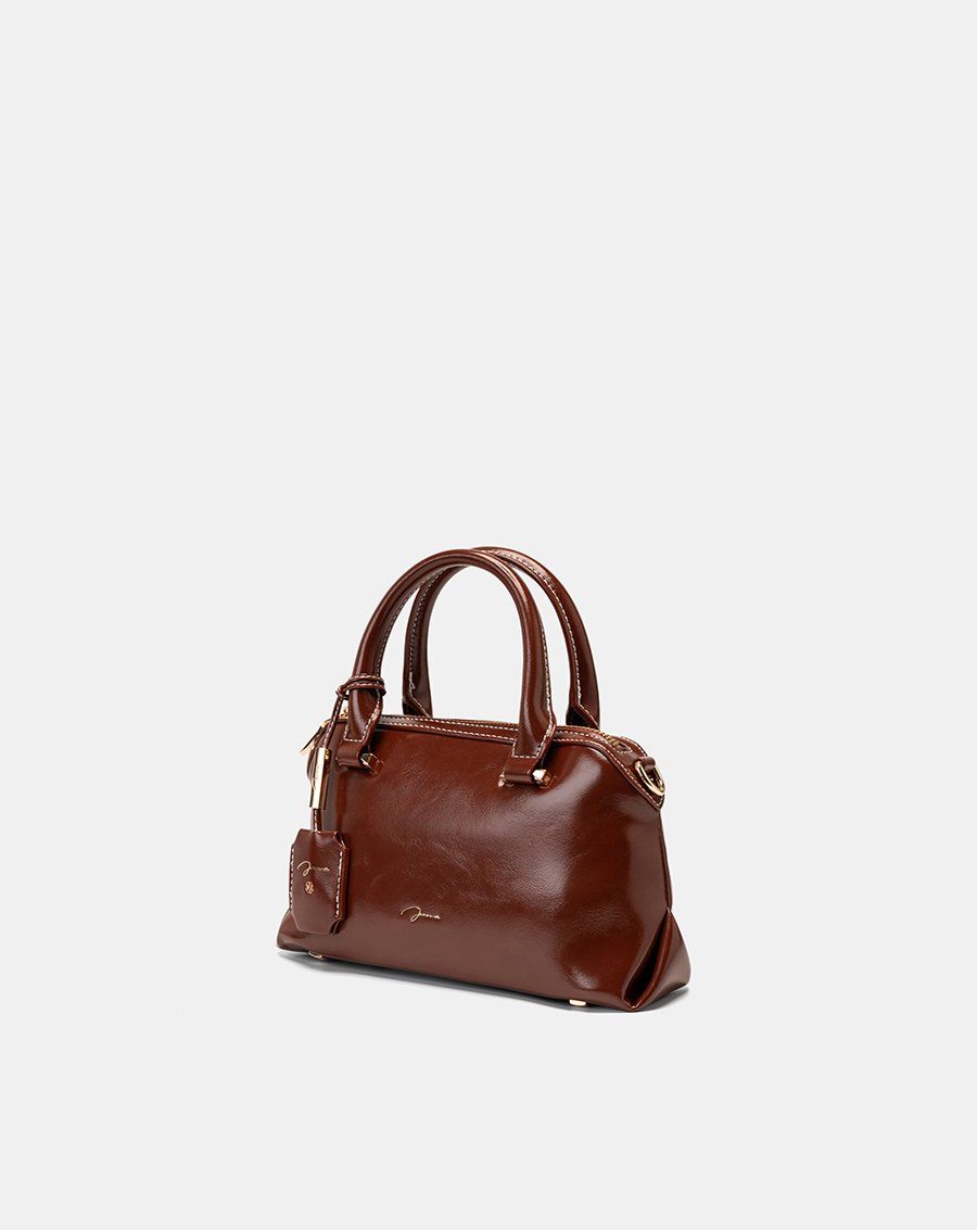 Túi Xách Nhỏ Top Handle Phối Charm