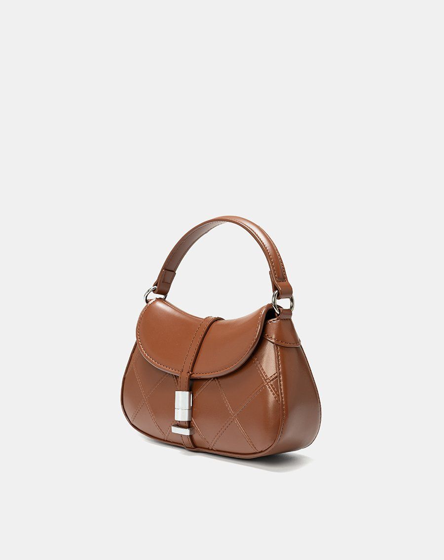 Túi Xách Nhỏ Top Handle Bag Phối Khoá Trang Trí