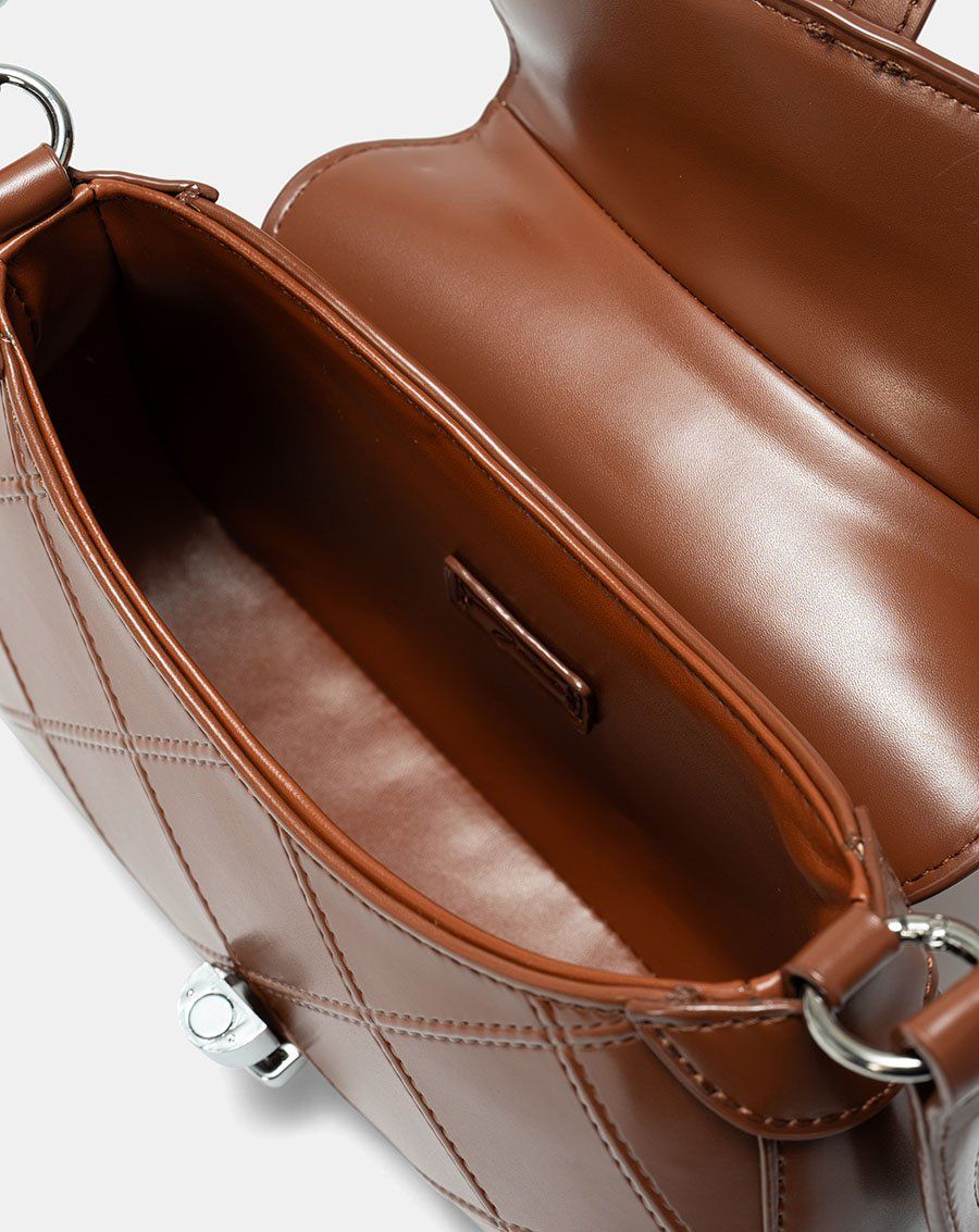 Túi Xách Nhỏ Top Handle Bag Phối Khoá Trang Trí