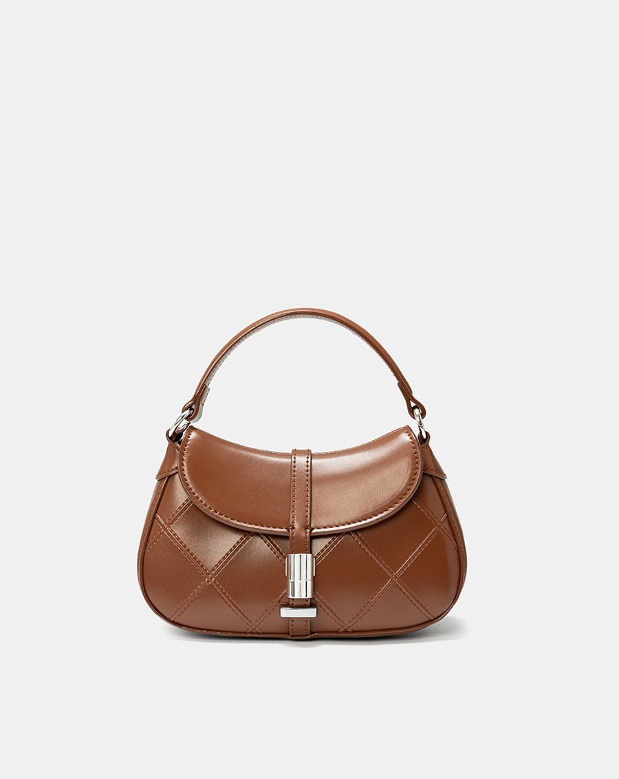 Túi Xách Nhỏ Top Handle Bag Phối Khoá Trang Trí