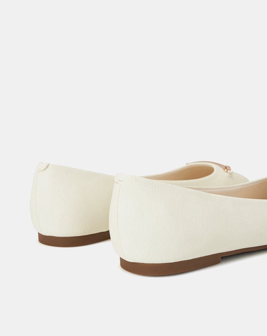 Giày Búp Bê Ballerina Đính Khóa Trang Trí