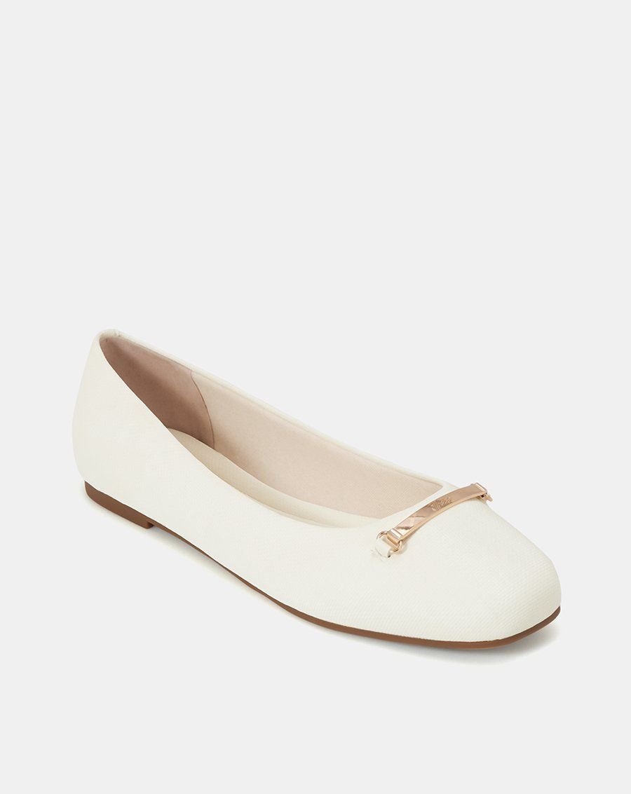 Giày Búp Bê Ballerina Đính Khóa Trang Trí