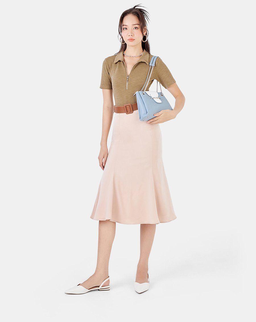 Giày Búp Bê Slingback Bệt
