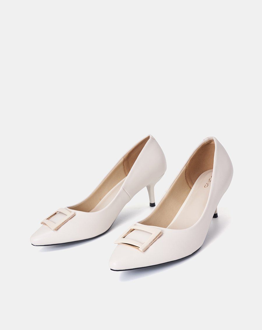Giày Cao Gót Pump Trang Trí Khóa