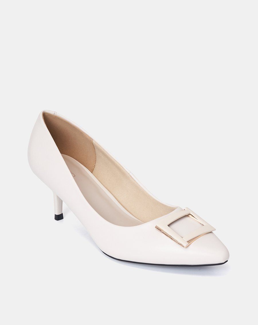 Giày Cao Gót Pump Trang Trí Khóa