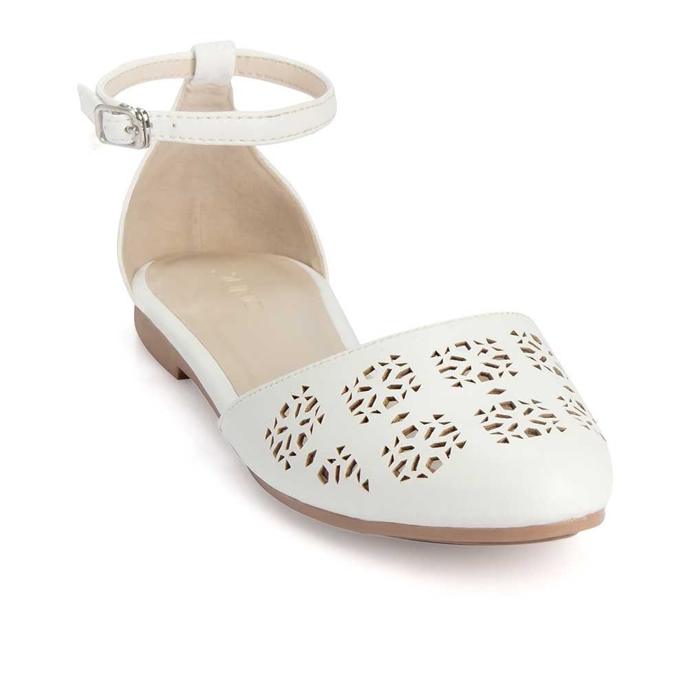 Giày búp bê mũi tròn phong cách Art Deco BB01127