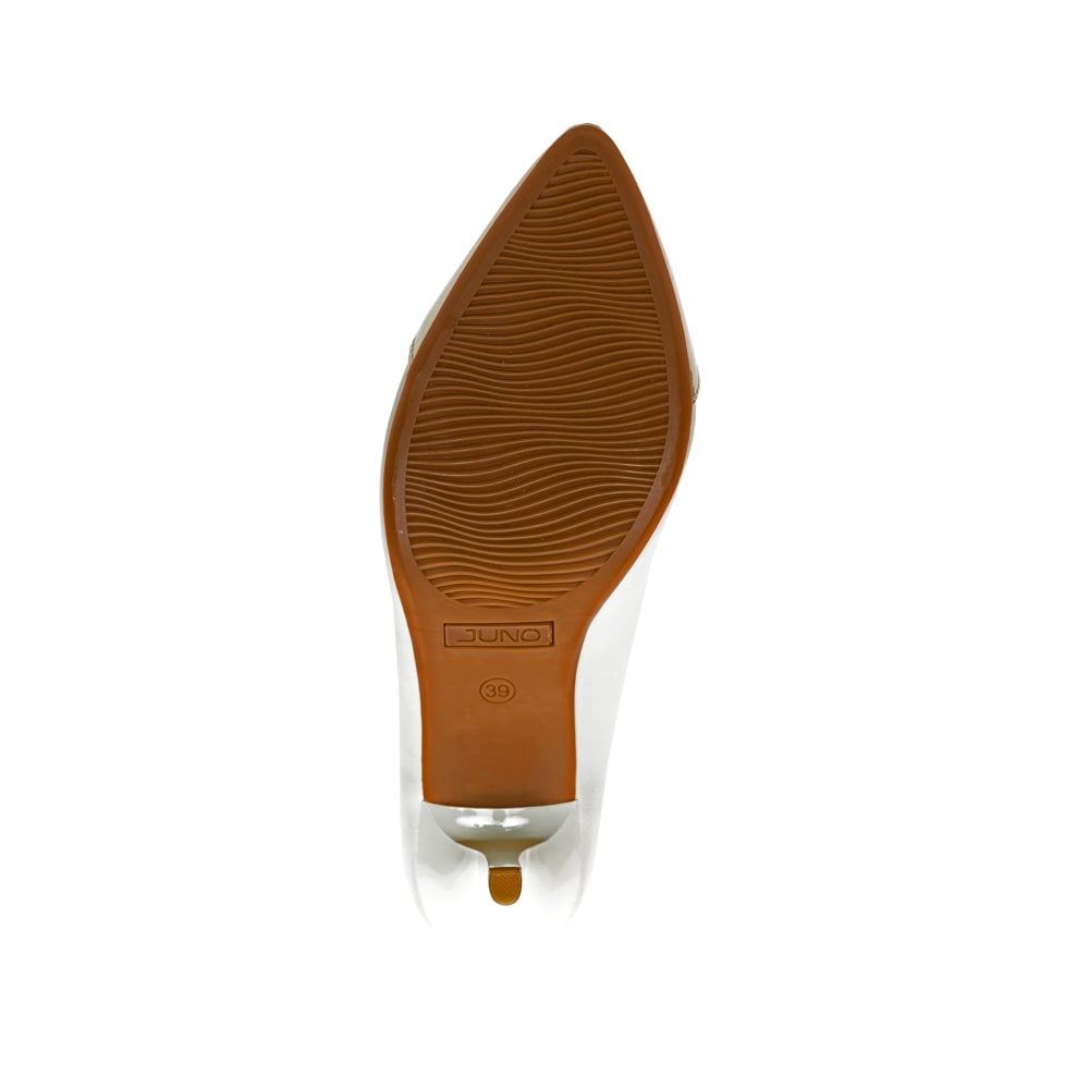 Giày cao gót 7cm mũi nhọn ánh bạc CG07049