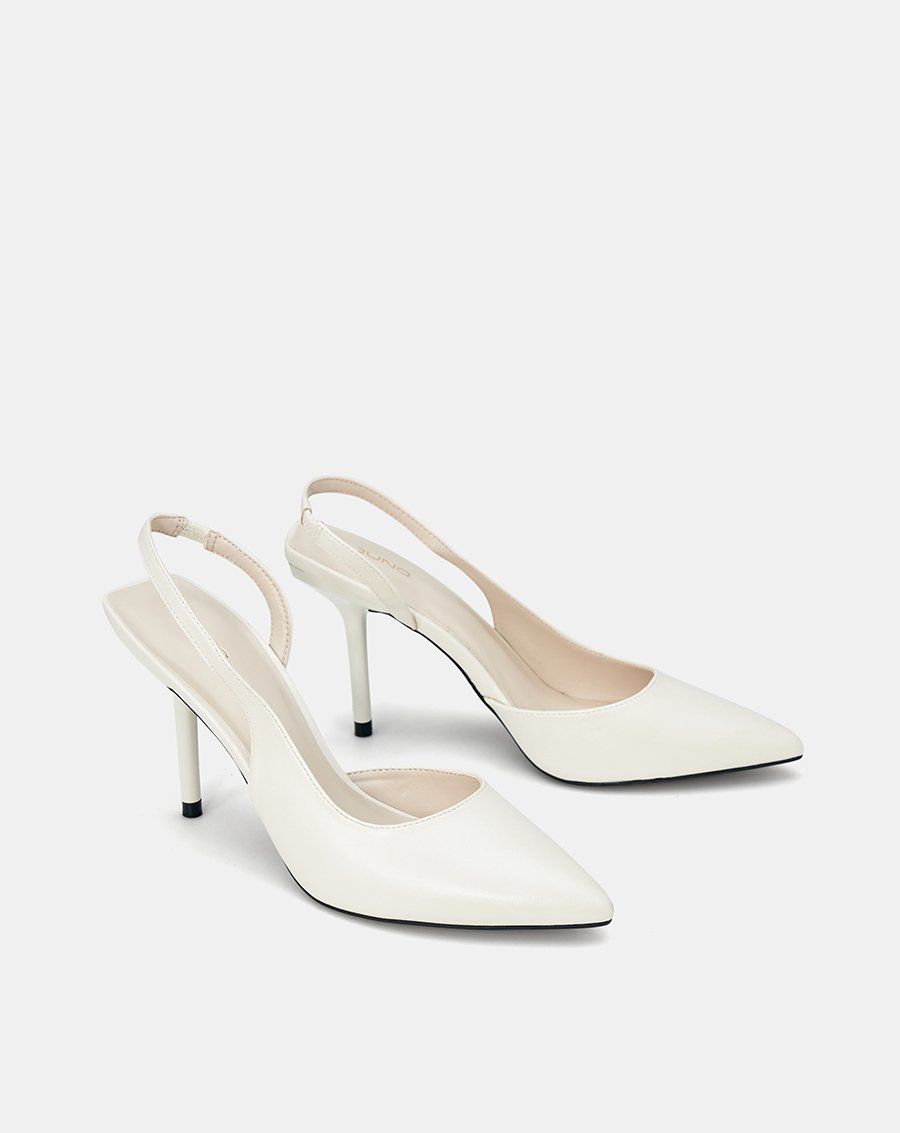 Giày Cao Gót Slingback Gót Thanh
