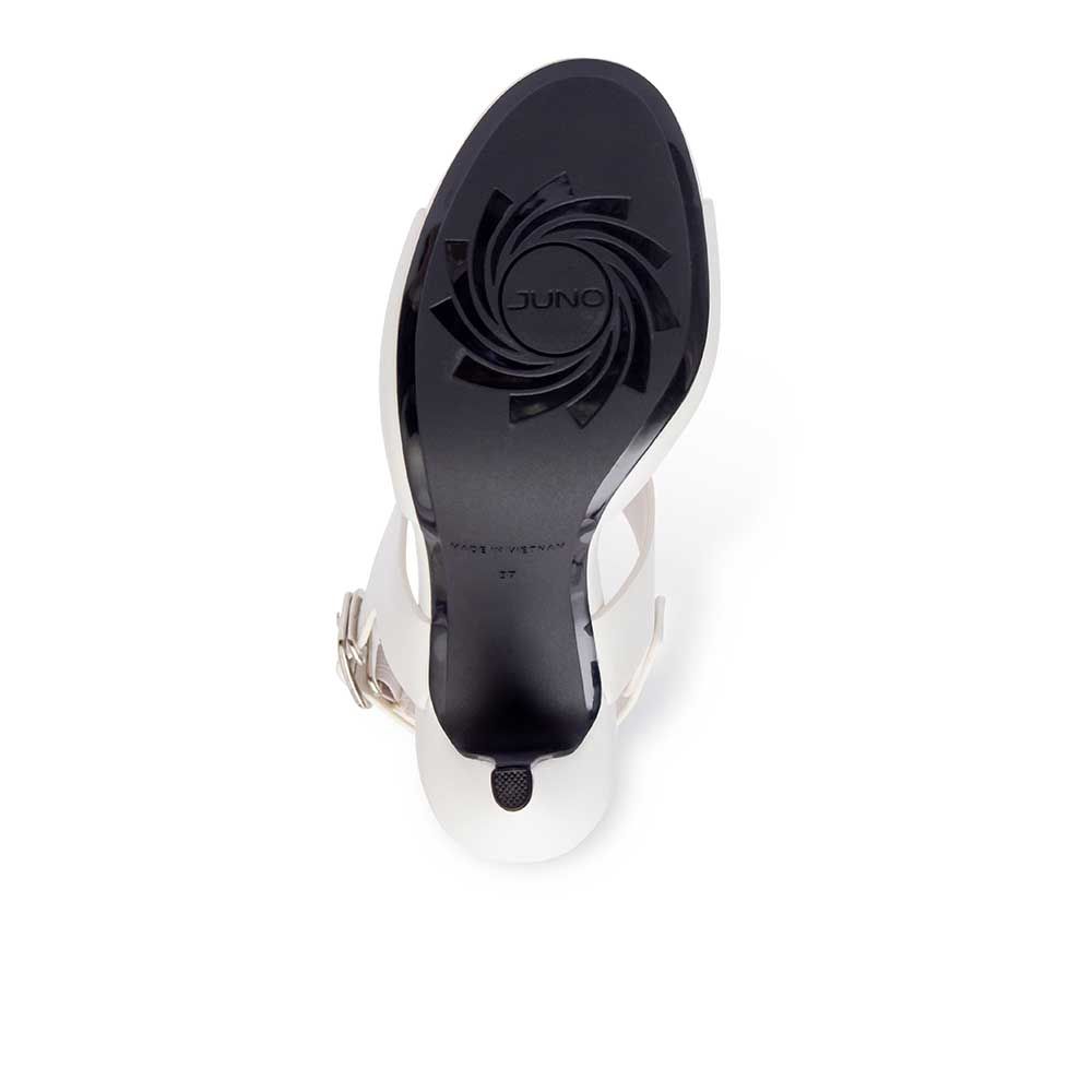 Giày xăng đan gót nhọn 11cm quai bản to SD11006