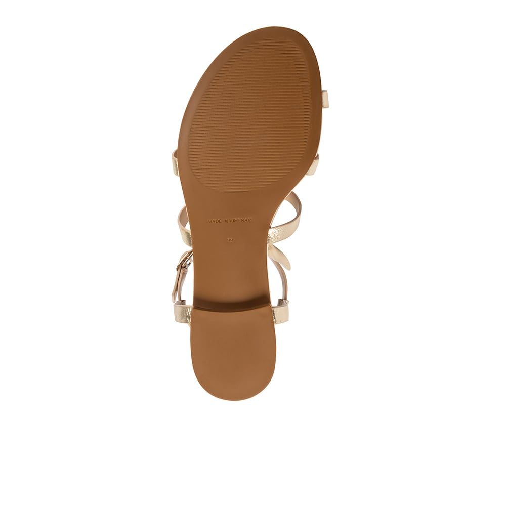 Giày xăng đan quai ngang phối nơ SD01065