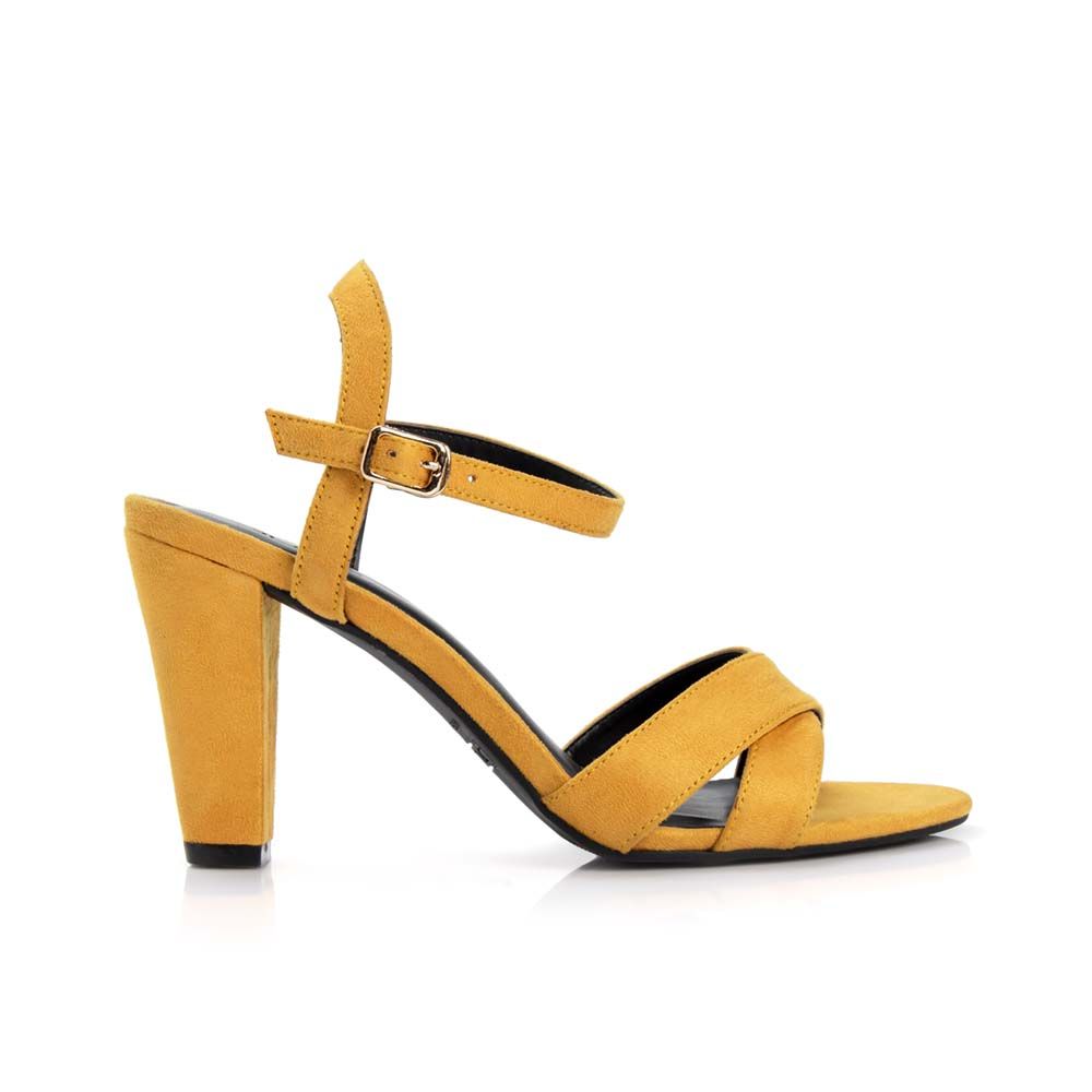 Giày xăng đan gót vuông 9cm quai chéo SD09063