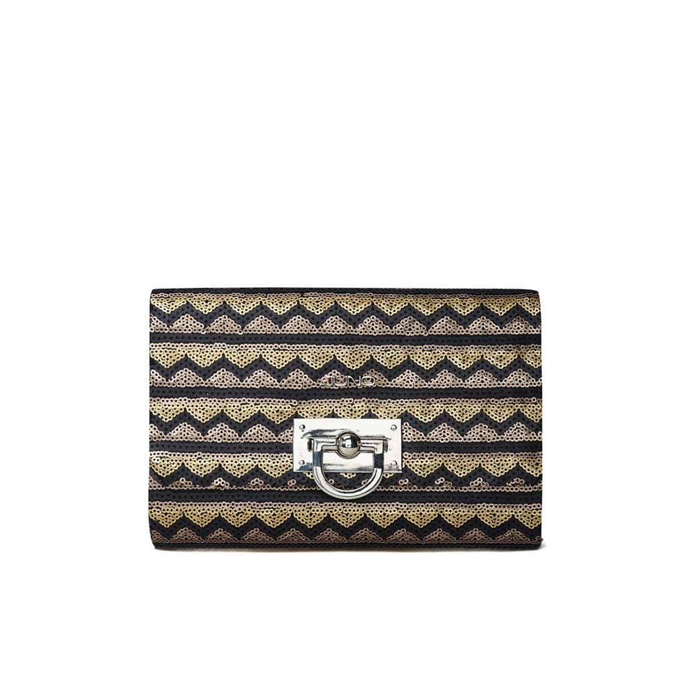 Clutch cầm tay sequin phối màu TXN268