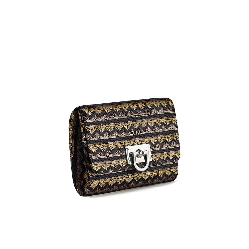 Clutch cầm tay sequin phối màu TXN268