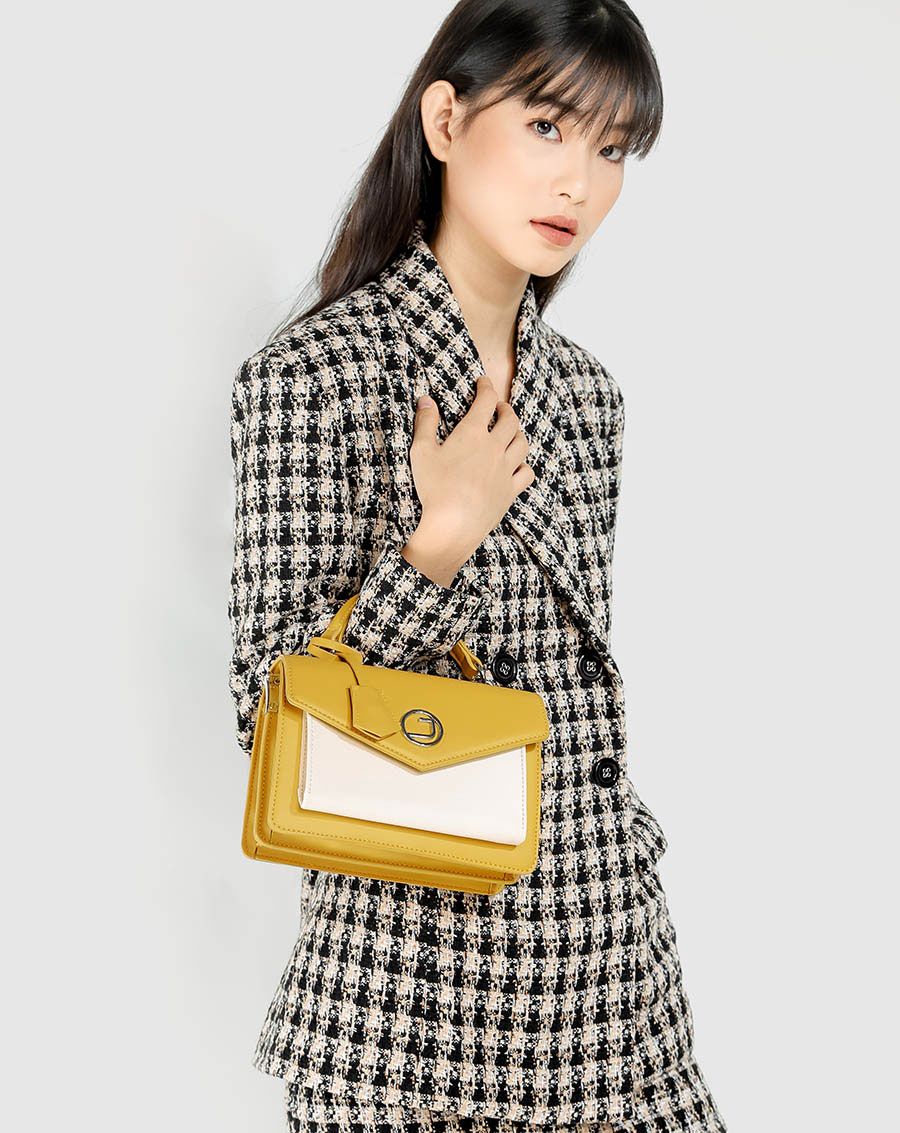 Túi xách nhỏ 3 tone màu