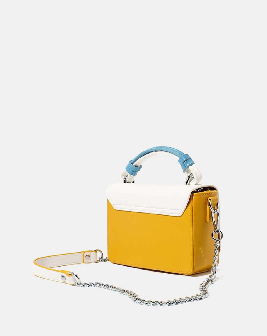 Túi xách nhỏ phối màu colorblock