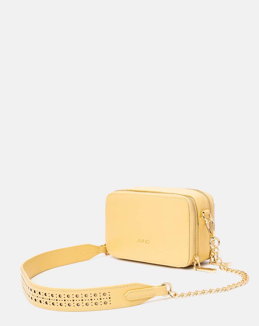 Túi xách nhỏ snapshot cắt lazer charm trang trí