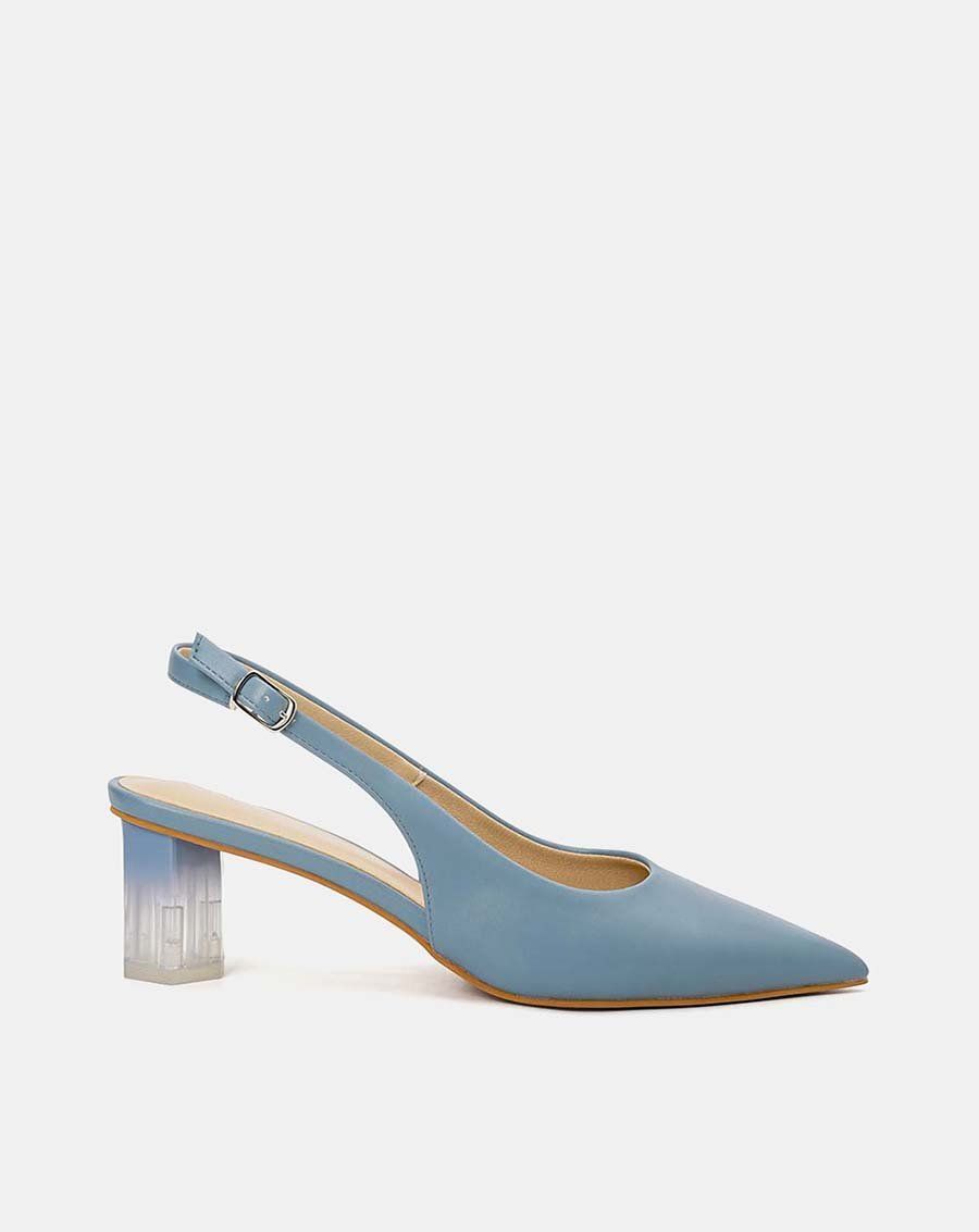 Giày cao gót slingback gót chuyển màu