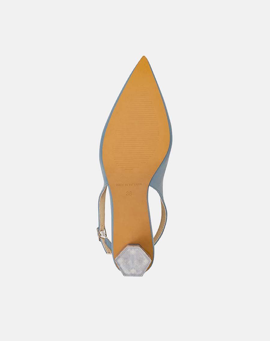 Giày cao gót slingback gót chuyển màu