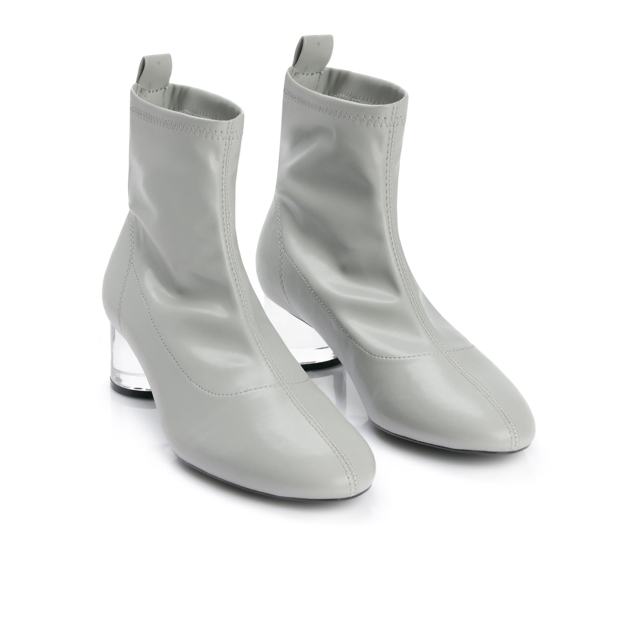 Transparent heel sock Boots BO05007