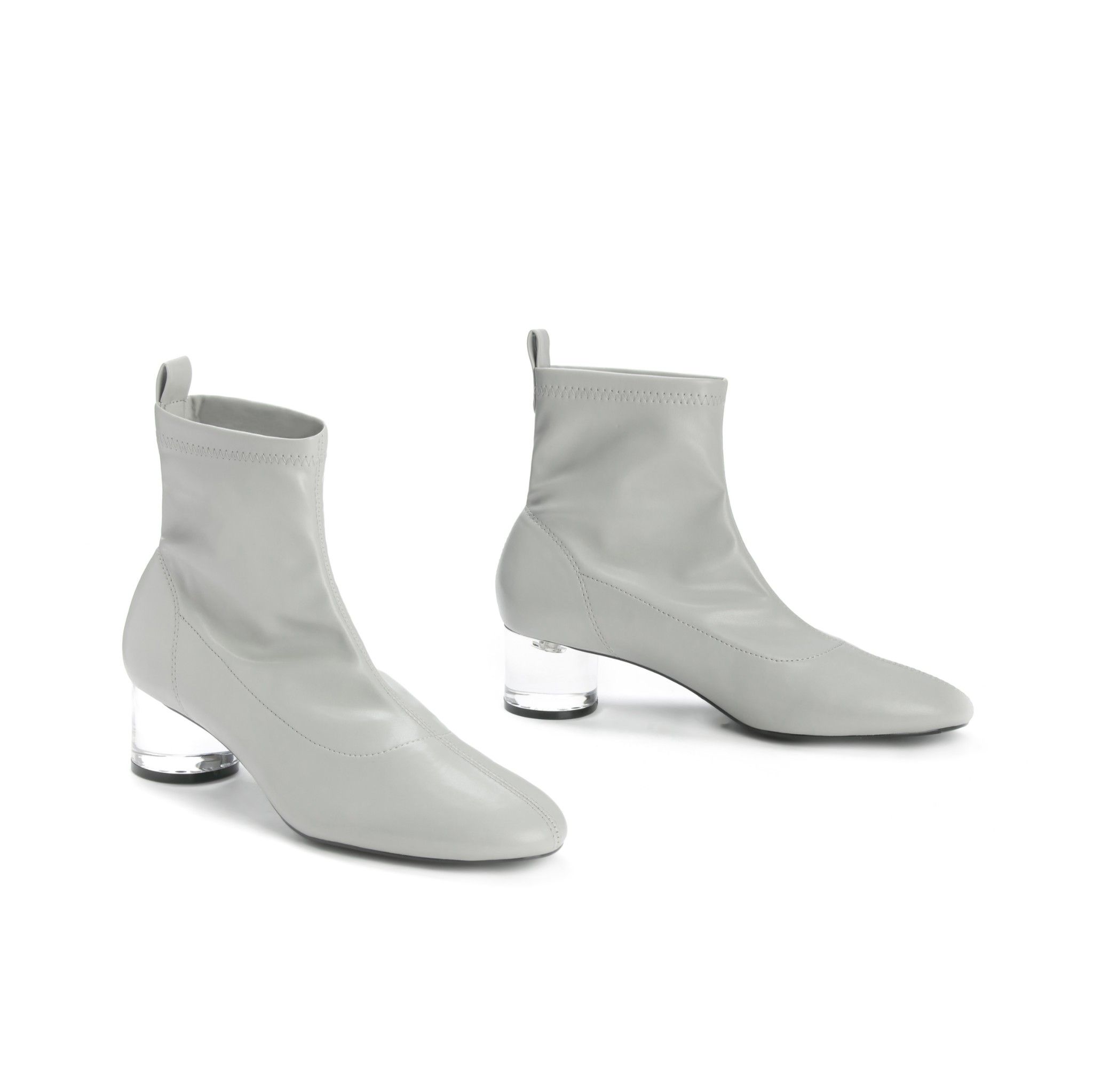 Transparent heel sock Boots BO05007