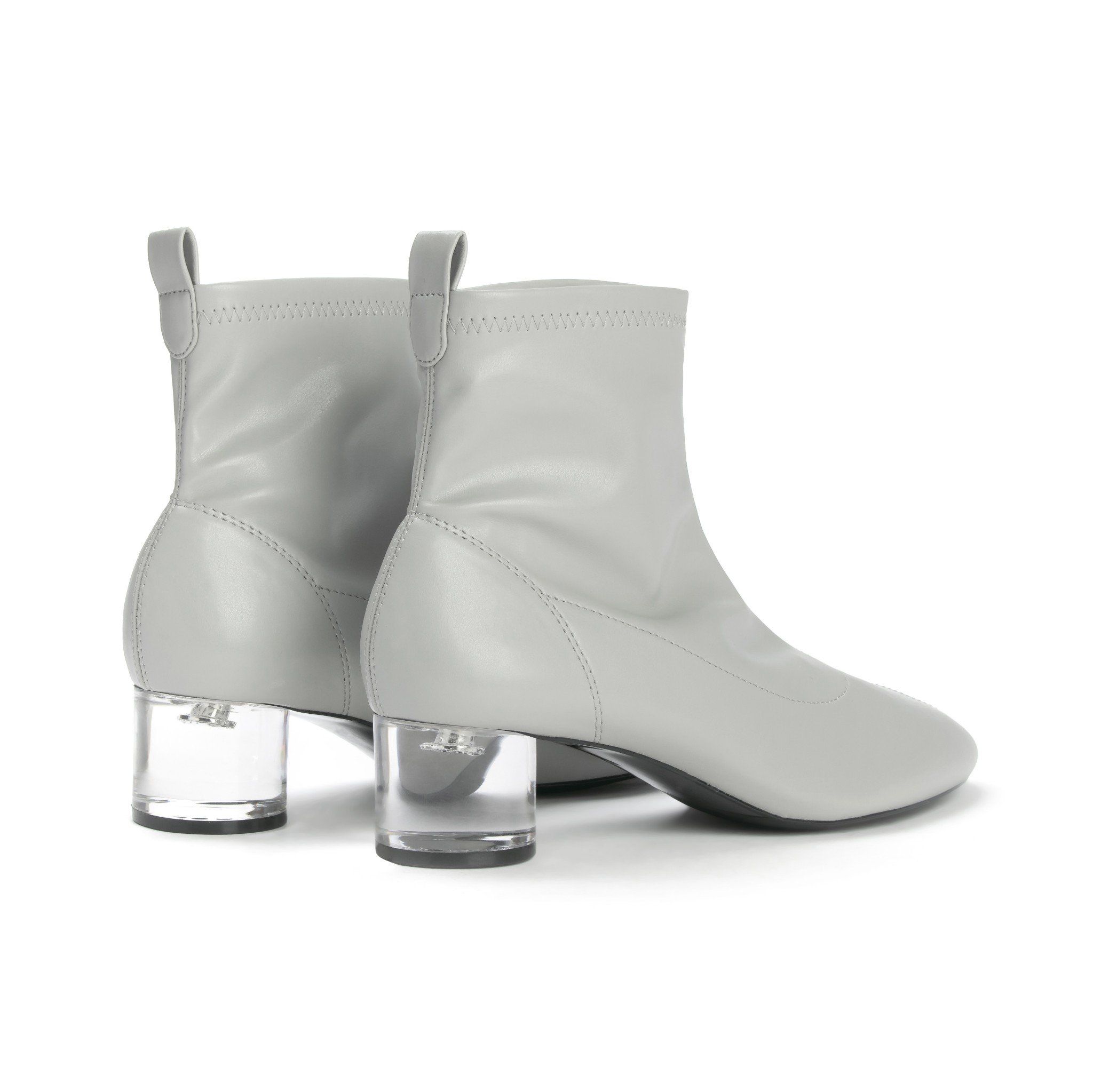 Transparent heel sock Boots BO05007