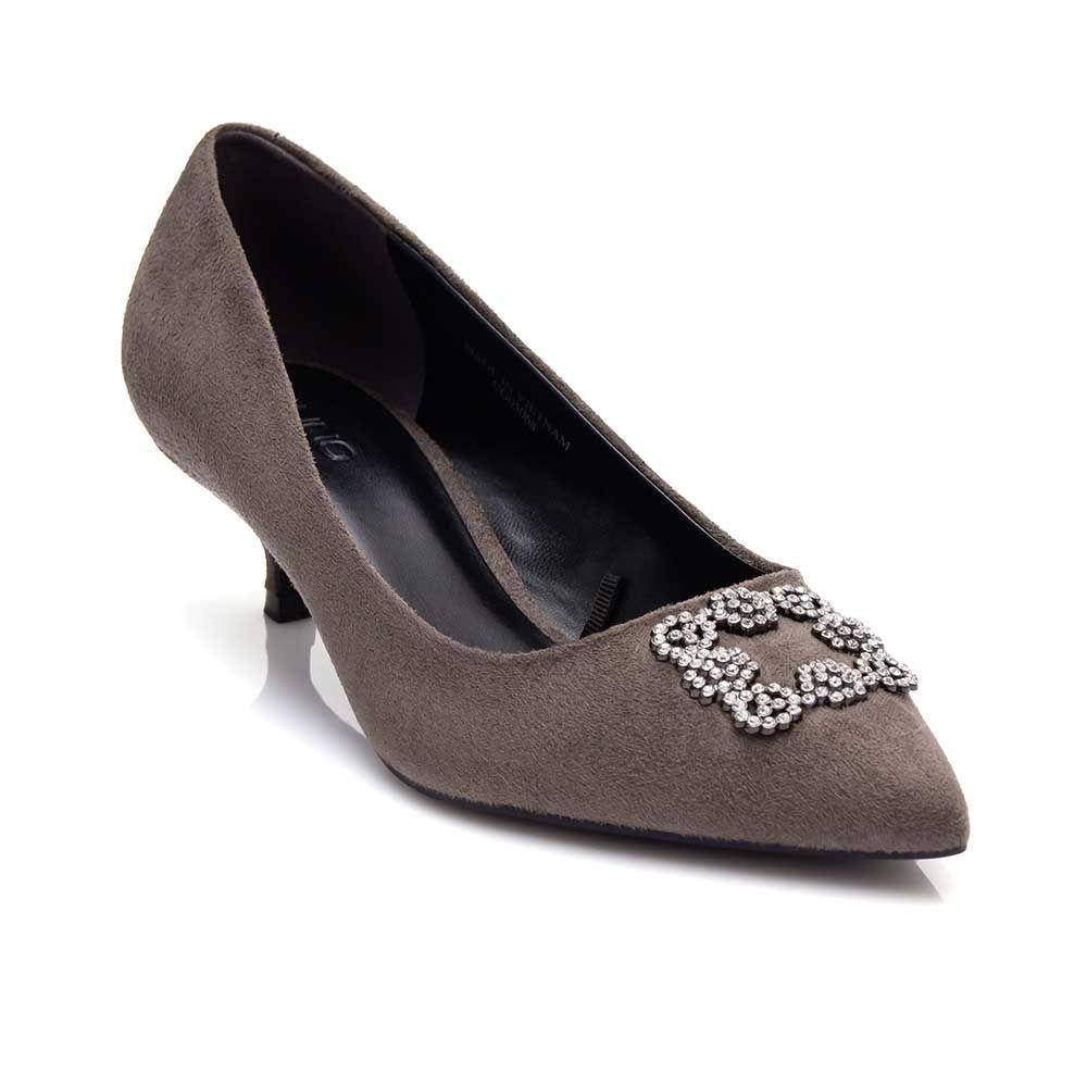 Giày cao gót 5cm mũi nhọn đính đá CG05068