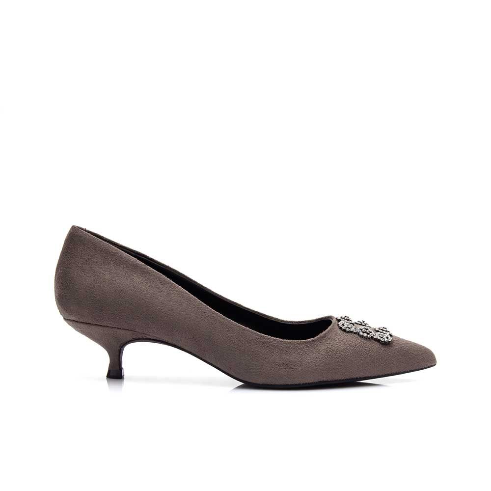 Giày cao gót 5cm mũi nhọn đính đá CG05068