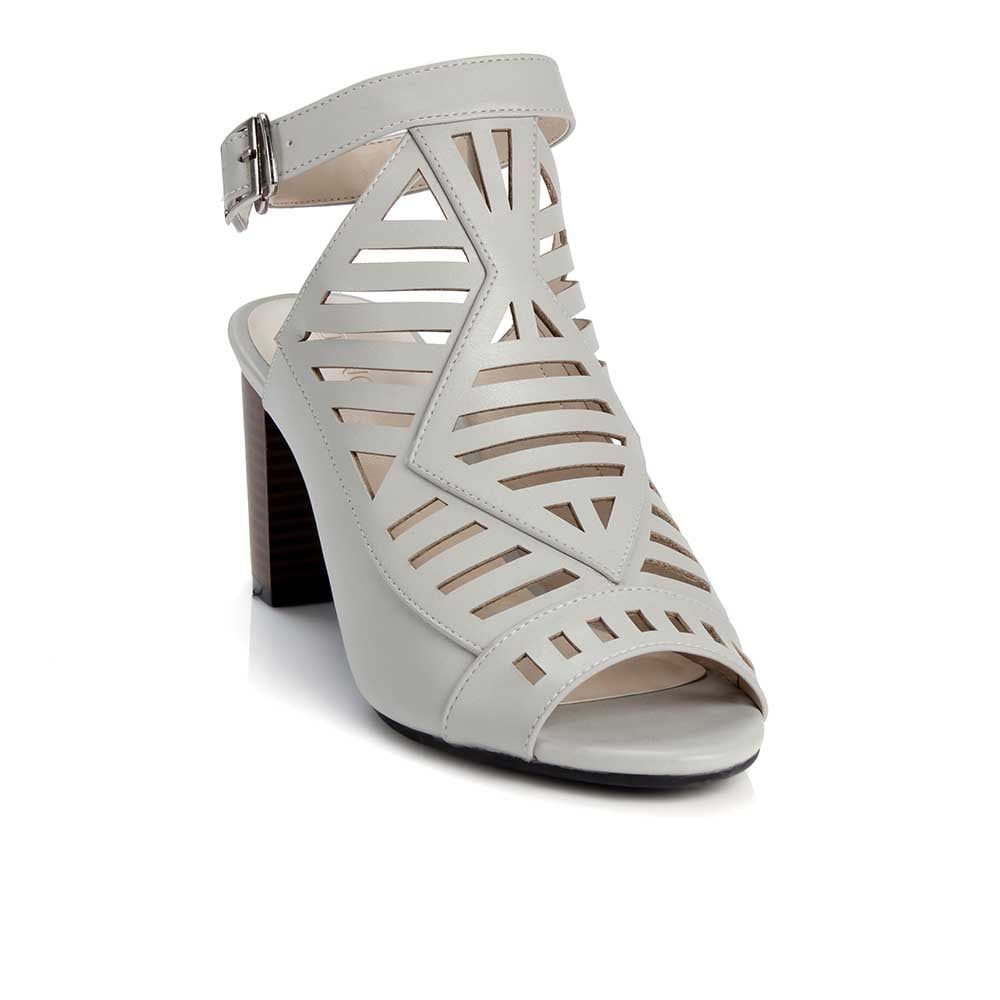 Giày xăng đan gót vuông 7cm phong cách Art Deco SD07028