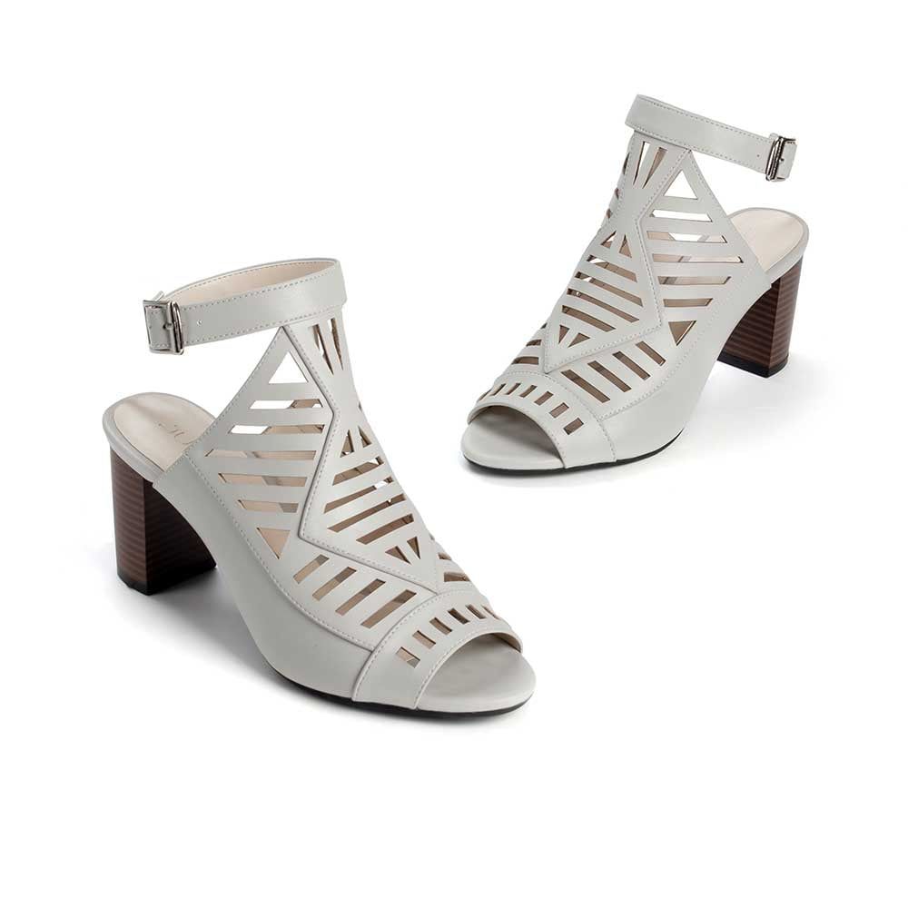 Giày xăng đan gót vuông 7cm phong cách Art Deco SD07028