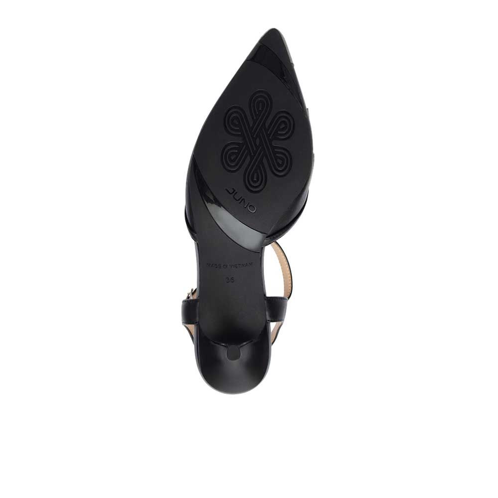 Giày cao gót mũi nhọn phối chất liệu SD07030