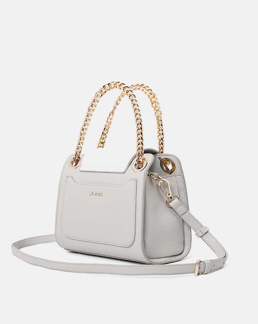 Túi xách nhỏ satchel cách điệu khóa gài