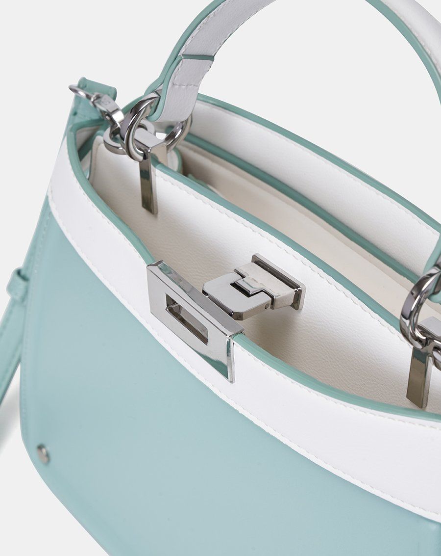 Túi Xách Trung Dập Nổi Trang Trí Khóa