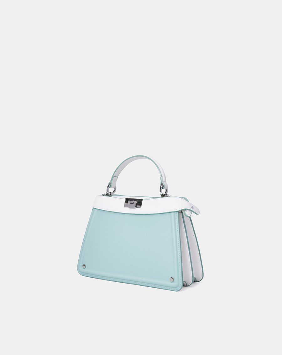 Túi Xách Trung Dập Nổi Trang Trí Khóa