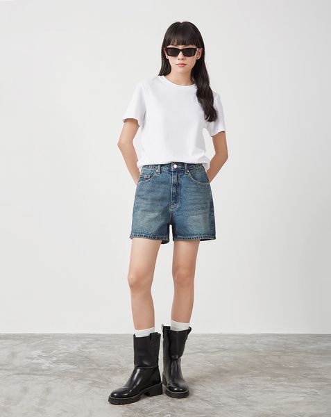 Quần short Jean Form A